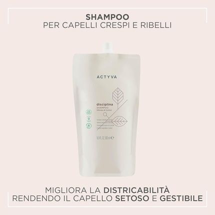 Actyva Disciplina Moisturizing And Detangling Shampoo For Frizzy Hair - Image 3