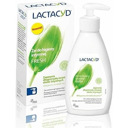 Lactacyd Fresh Intimate Hygiene Gel Daily Protective Wash With Pump 200Ml