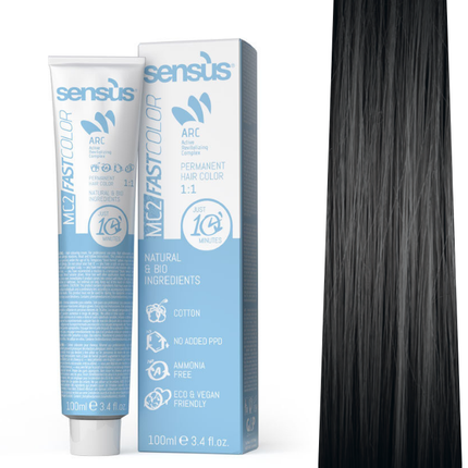 Sensus Mc2 Fast Color 5.1 Light Ash Brown Hair Color