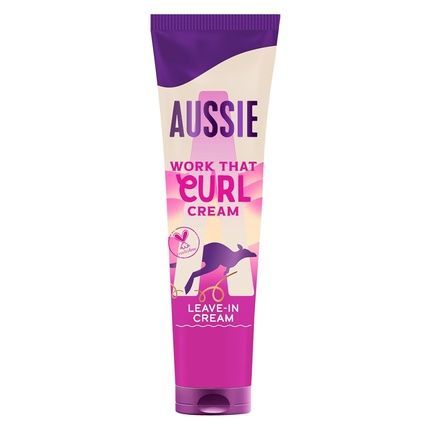 Aussie Work That Curl Cream 160Ml Leave-In Cream For Definition