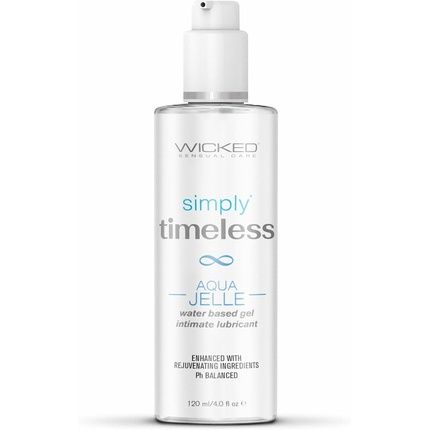 Wicked Sensual Care Simply Timeless Aqua Jelle Lubricant 120Ml Clear