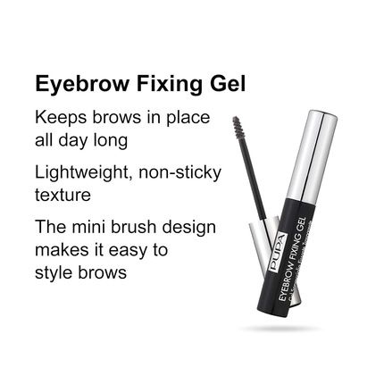 Pupa Milano Eyebrow Fixing Gel Instant Brow Grooming Shaping And Control
