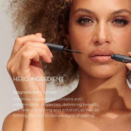 Inika Organic Liquid Eyeliner Vegan Non-Toxic Beauty Black - Image 3