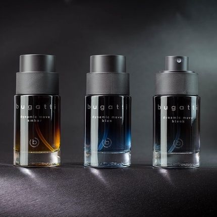 Bugatti Dynamic Move Black Men'S Perfume 100Ml - Oriental Woody Eau De Toilette - Sensual And Strong Combination Of Cashmere Wood, Musk, And Lychee - Fruity, Fresh, And Woody-Warm - Image 3