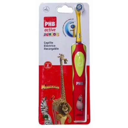 Phb Active Junior Red Madagascar Electric Toothbrush - Children'S Oral Hygiene