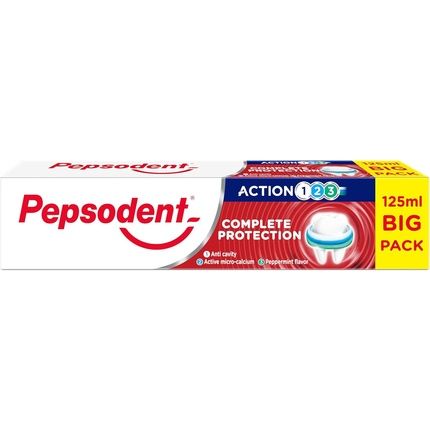 Pepsodent Toothpaste 125Ml Complete Protection Round Protection Big Pack 125Ml