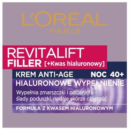L'Oreal Revitalift Filler Anti-Age Night Cream 50Ml
