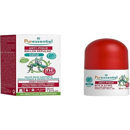 Puressentiel Sos Insect Bite Roll On For Sensitive Skin 30Ml