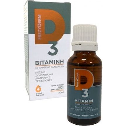 Frezyderm Vitamin D3 Drops 20Ml - Essential Vitamin Supplement