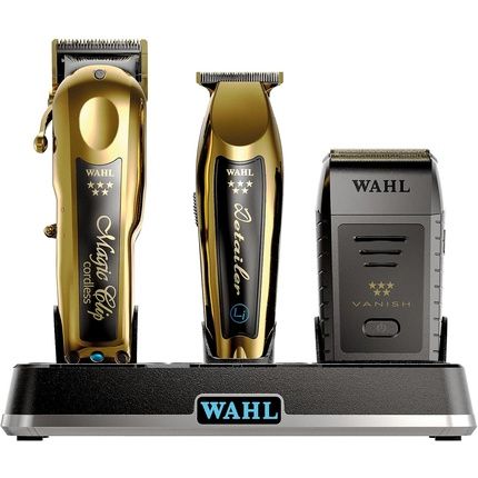 Wahl Professional Power Station Charging Dock With Usb-C Port Customizable For Wahl Shaver Clipper Trimmer Charging Barbers Hairdressers Premium Accessory