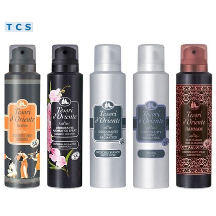 Tesori D'Oriente Deodorant Spray In 5 Exotic Scents 150Ml