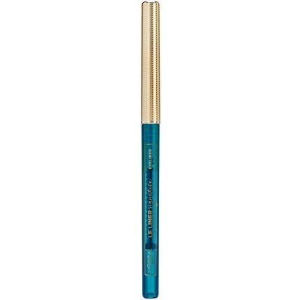 L'Oreal Paris Le Liner Signature 09 Turquoise Faux Fur Precise And Long-Lasting Eyeliner Pen Shape With Removable Lead Smudge-Proof And Waterproof 1 Count