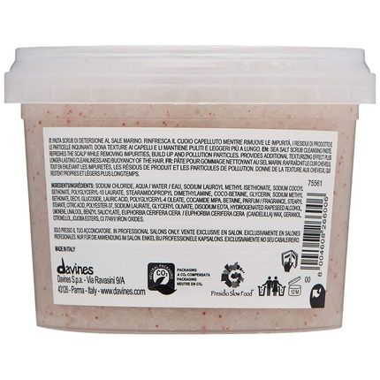 Davines Solu Sea Salt Scrub Cleanser 3.57 Ounce