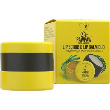 Dr. Pawpaw Scrub & Nourish 2 In 1 Lip Scrub And Original Balm 15G