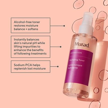 Murad Hydrating Toner Alcohol-Free Facial Toner Mist 6 Fl Oz