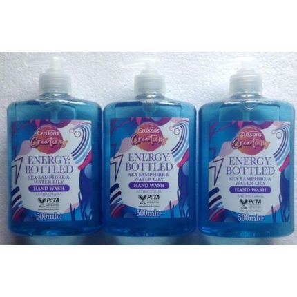 Cussons Creations Energy Bottled Sea Samphire & Water Lily Hand Wash 500Ml