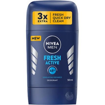 Nivea Active Fresh Deodorant For Men Solid Deodorant 50 Ml