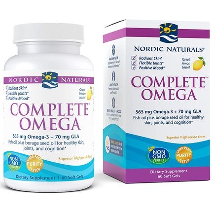 Nordic Naturals Complete Omega Lemon Flavor 565Mg Omega-3 60 Soft Gels