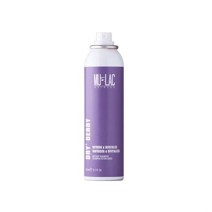 Mulac Cosmetics Dry'Berry Instant Dry Shampoo Refreshes And Revives Vegan 150Ml