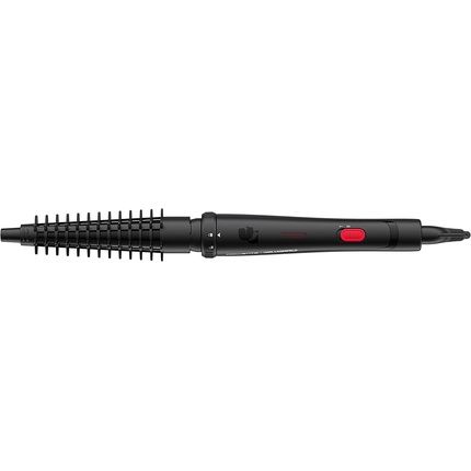 Rowenta X Karl Lagerfeld Cf422L Infinite Looks 9-In-1 Multistyler Hair Straightener, Curling Iron, And Crimper With Ceramic Coating And Cool Tip - Black/Red - Image 3