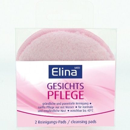 Elina Face Cleansing Pads 7.5Cm Reusable Microfiber - Pack Of 2