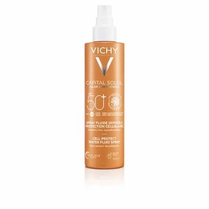 Vichy Capital Soleil Solar Derm Science Spray Spf 50 200 Ml Waterproof Body Spray
