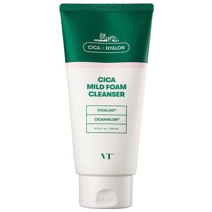 Vt Cosmetics Cica Mild Foam Cleanser - 300Ml