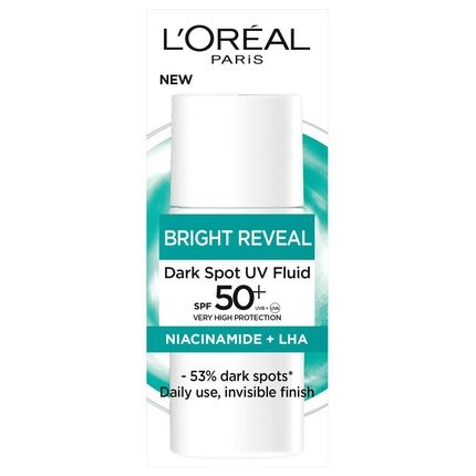L'Oreal Paris Bright Reveal Discoloration-Reducing Uv Fluid With Spf 50+ 50Ml