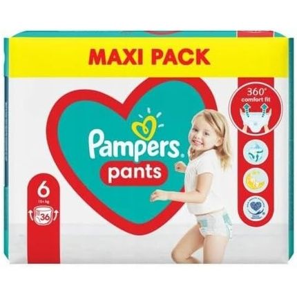 Pampers Ep Pants Diapers Size 6 15+Kg