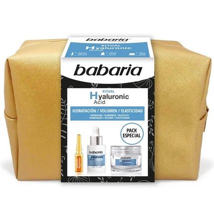 Babaria Golden Necessaire Xx23 Hyaluronic Acid Facial Cream 50Ml Serum 30Ml 2 Ampoules