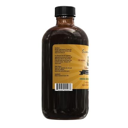 Sunny Isle Jamaican Black Castor Oil 8 Fl. Oz. 100% Natural Treatment For Hair Scalp And Skin