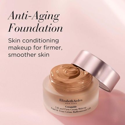 Elizabeth Arden Ceramide Lift And Firm Makeup Spf15 Pa++ 30Ml 410N Creamy Foundation Radiant Finish For Normal To Dry Skin