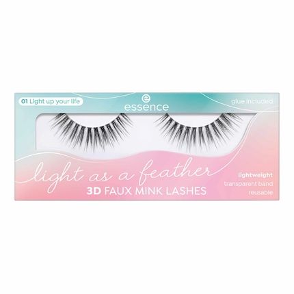 Essence Cosmetics Light As A Feather 3D Faux Mink Lashes 01 - Image 3