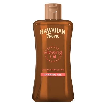 Hawaiian Tropic Glowing Oil Tanning Oil 200Ml Tropical Coconut