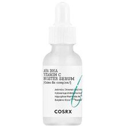 Cosrx Aha Bha Vitamin C Booster Serum 1.01 Fl. Oz 30Ml - Face Serum For Brightening, Anti-Aging, And Plumping Skin With Natural Fruit Extracts
