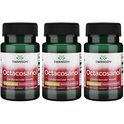 Swanson Maximum-Strength Octacosanol 20Mg 30 Capsules
