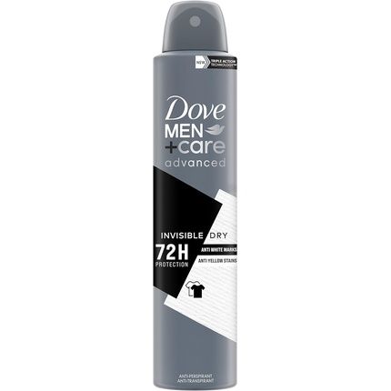 Dove Men + Care Advanced Invisible Dry Antiperspirant Aerosol Deodorant For Men 200Ml
