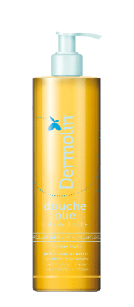 Dermolin Shower Oil Bottle - Gentle Body Wash