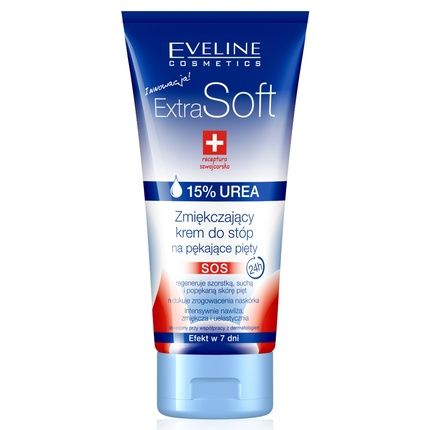 Eveline Extra Soft Sos Softening Cream For Feet For Cracked Heels 100Ml