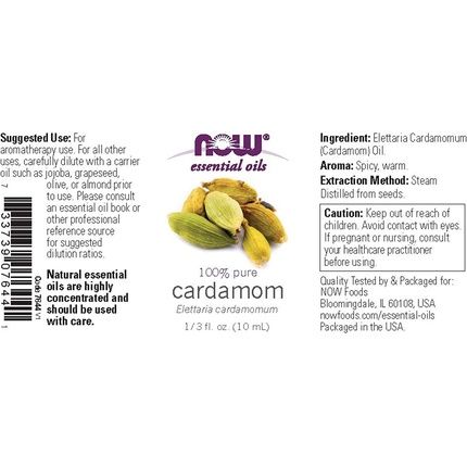 Essential Oil Cardamom Oil 10Ml