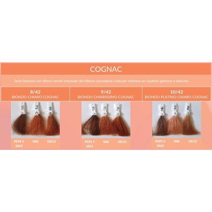 Inebrya Color - 9.42 Biondo Chiarissimo Cognac - Crema Colorante Per Capelli