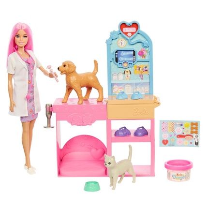 Barbie Fast Cast Pet Vet Clinic By Barbie