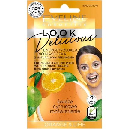 Eveline Cosmetics Look Delicious Energizing Face Mask With Natural Exfoliation 10Ml