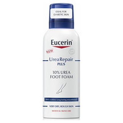 Eucerin Urearepair Plus 10% Urea Foot Foam 150Ml Moisturising Foam For Very Dry Skin