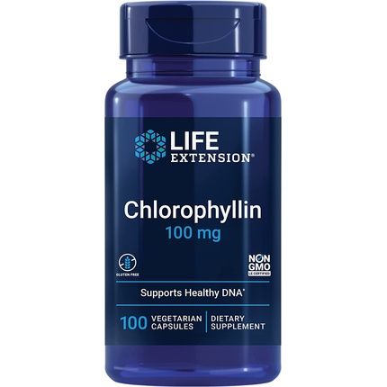 Life Extension Chlorophyllin 100Mg Antioxidant Supplement For Dna, Liver Health And Detox 100 Capsules