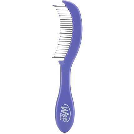 Wetbrush Custom Care Detangling Comb With Intelliflex Bristles For Thin Or Fine Hair Purple
