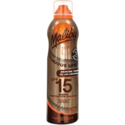 Malibu Bronzing Tanning Oil Spf15 Coconut Oil 175Ml