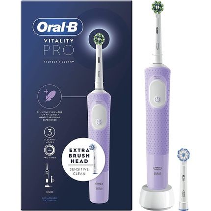 Oral-B Vitality Cross Action Electric Toothbrush 310G Pro Lilac Handle
