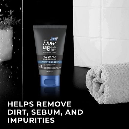 Dove Men+Care Hydration Boost Facewash - Facial Cleanser - Image 3