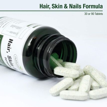 Naturen Beihilfe Haare Haut & Nagel Supplement 30 Tablets - Image 3
